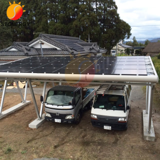 Solar pv panel car roof racks/solar mounting brackets/flexible solar carport racking system